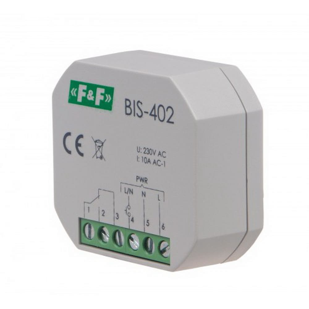Реле імпульсне 10А 220В BIS-402 F&F ( BIS-402 )